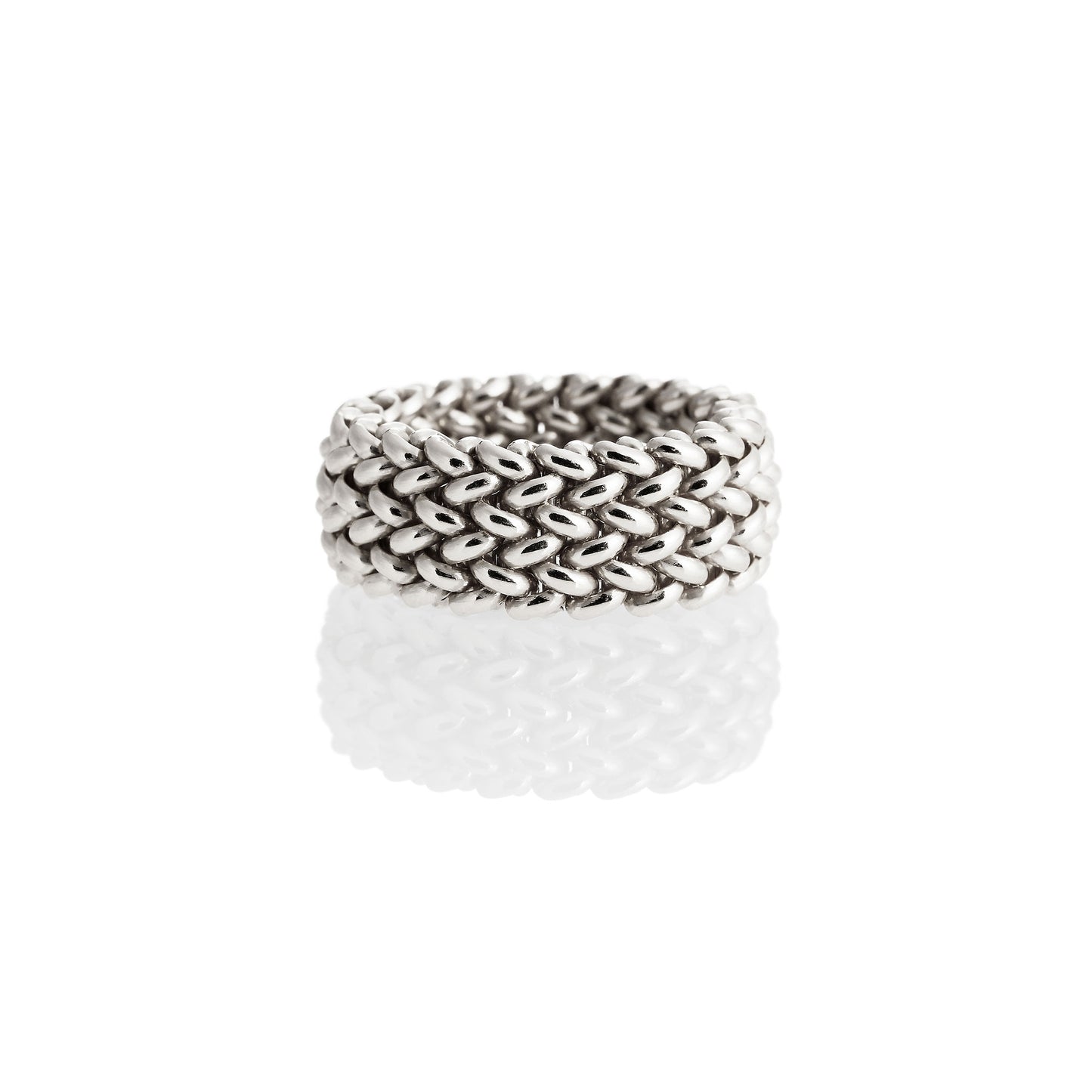 ANELLO UNOAERRE IN ARGENTO BIANCO CHICCO