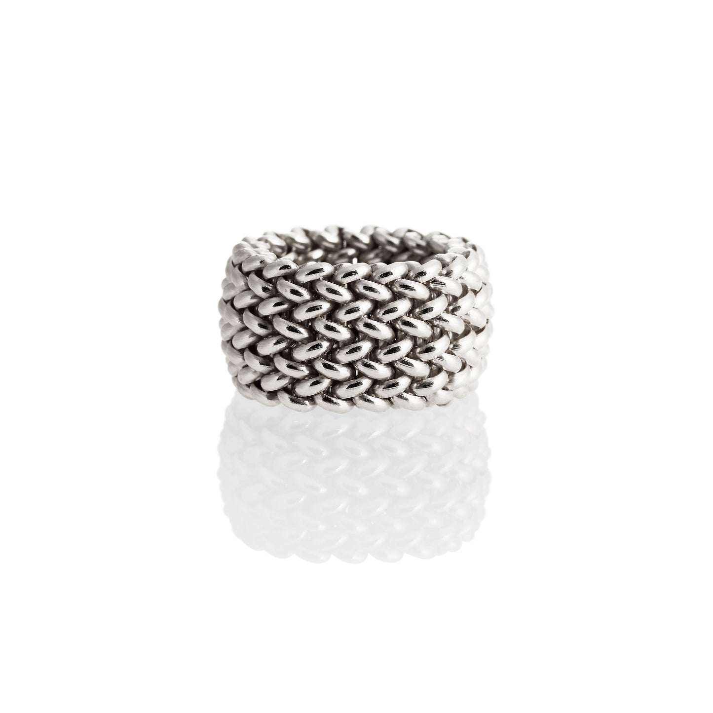 BAGUE UNOAERRE EN ARGENT BLANC CHICCO