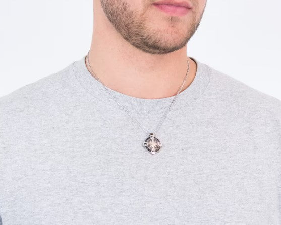 COLLANA UOMO ZANCAN IN ACCIAIO