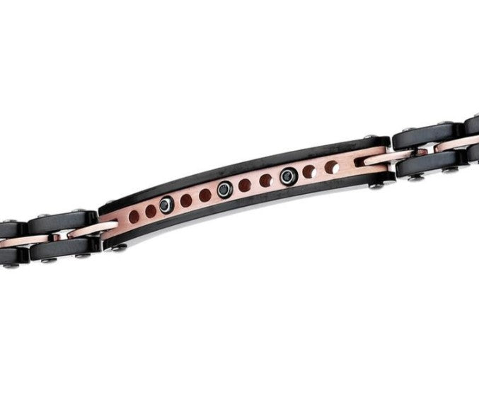 BRACCIALE UOMO ZANCAN IN ACCIAIO