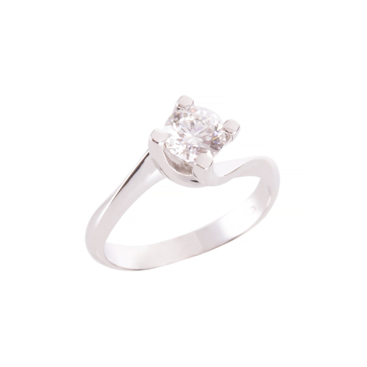 BAGUE SOLITAIRE ART OR