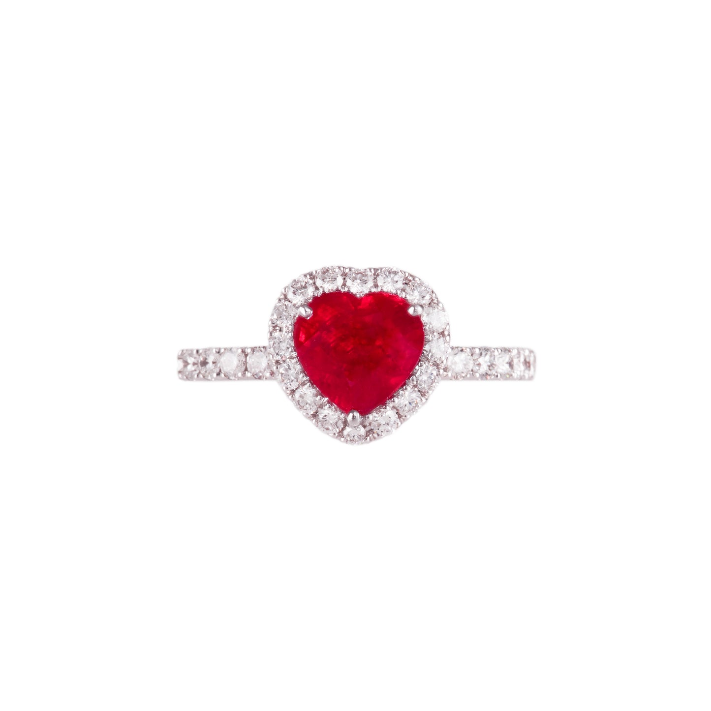 ART GOLD RING WITH RUBY