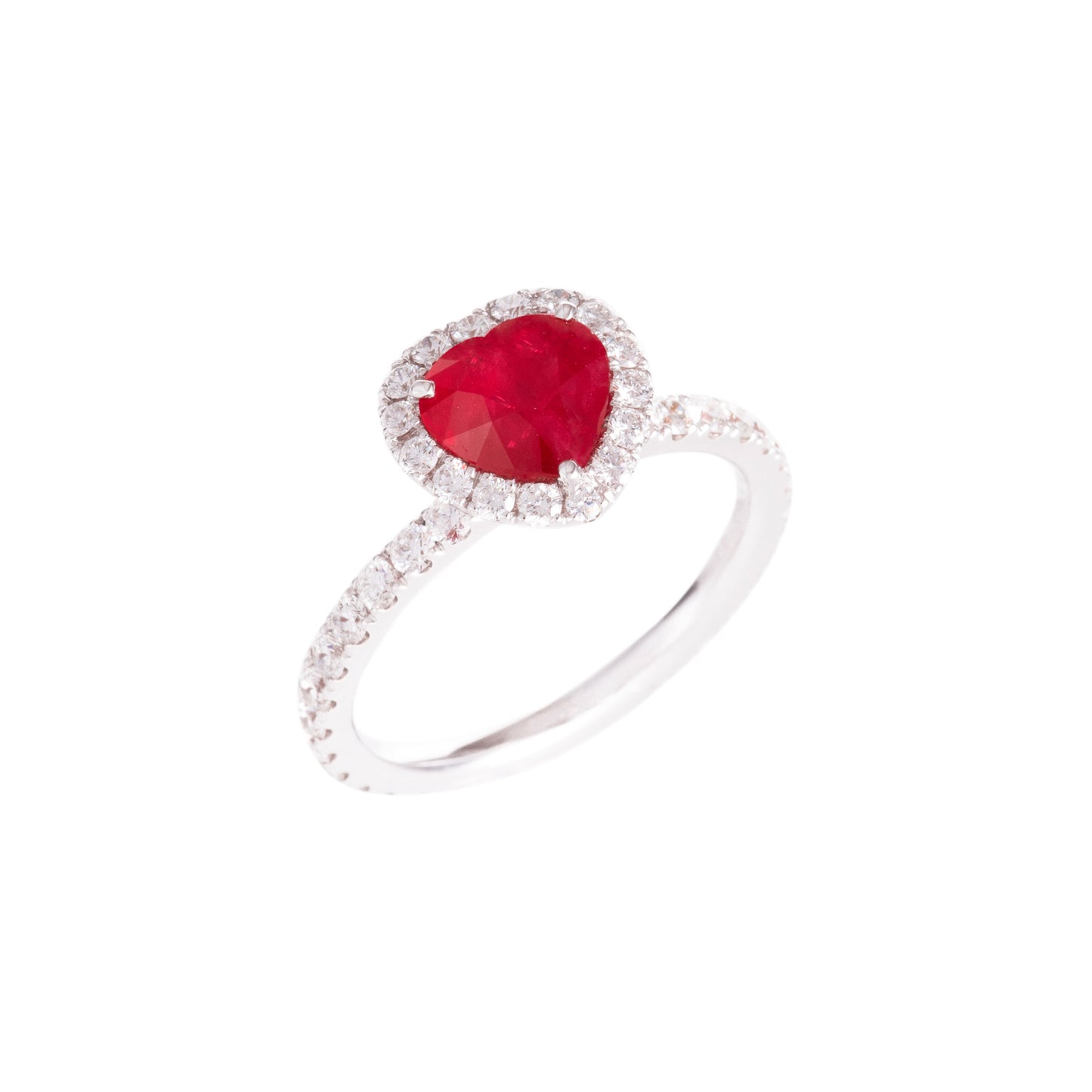 ART GOLD RING WITH RUBY