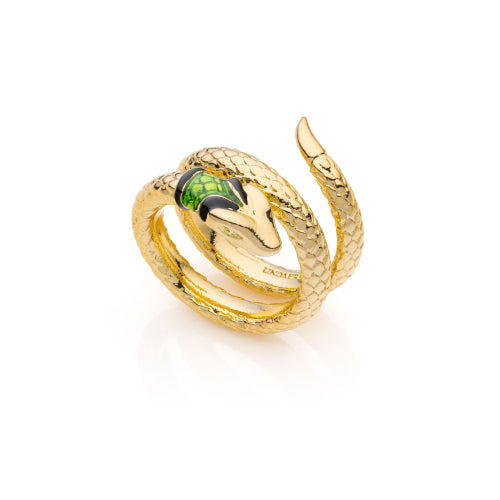 UNOAERRE GOLDEN SNAKE RING