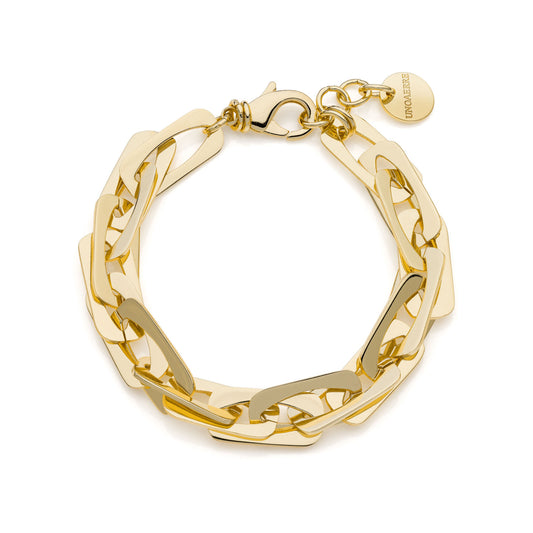 UNOAERRE BRACELET WITH LINKED SQUARE CHAIN