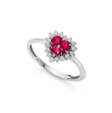 DONNAORO RING WITH RUBIES