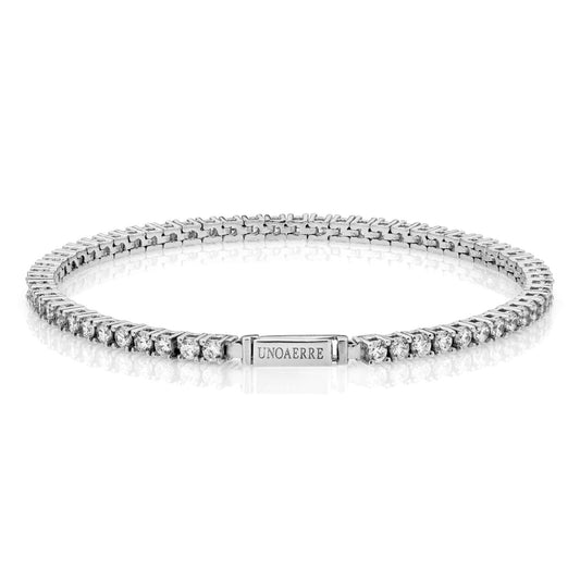 UNOAERRE TENNIS BRACELET IN SILVER