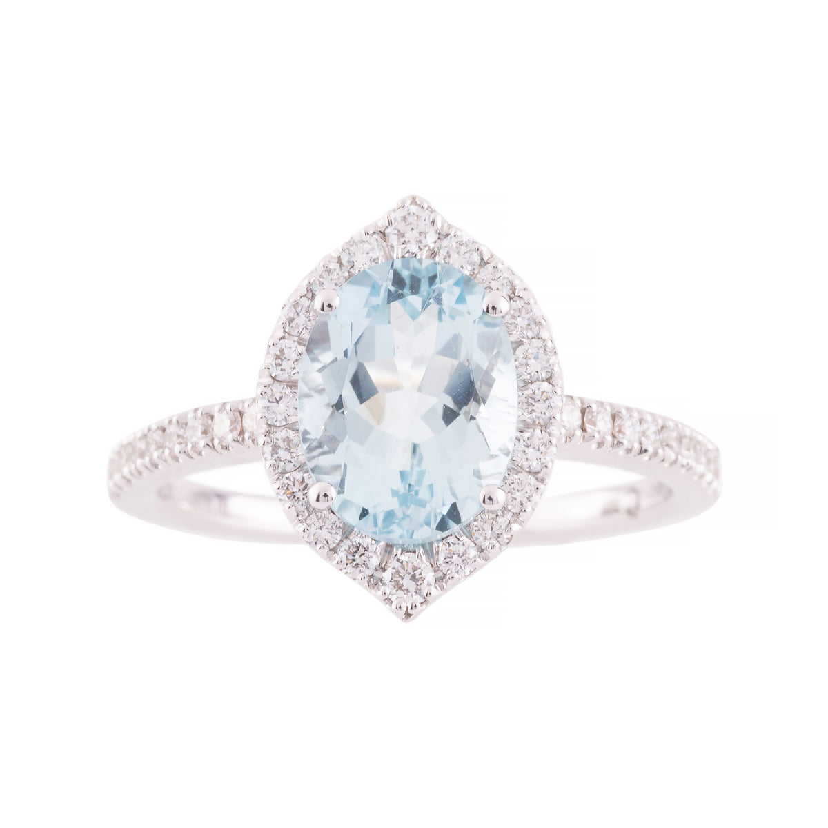 Anello Con Acquamarina Naturale Anello Con Acquamarina Naturale