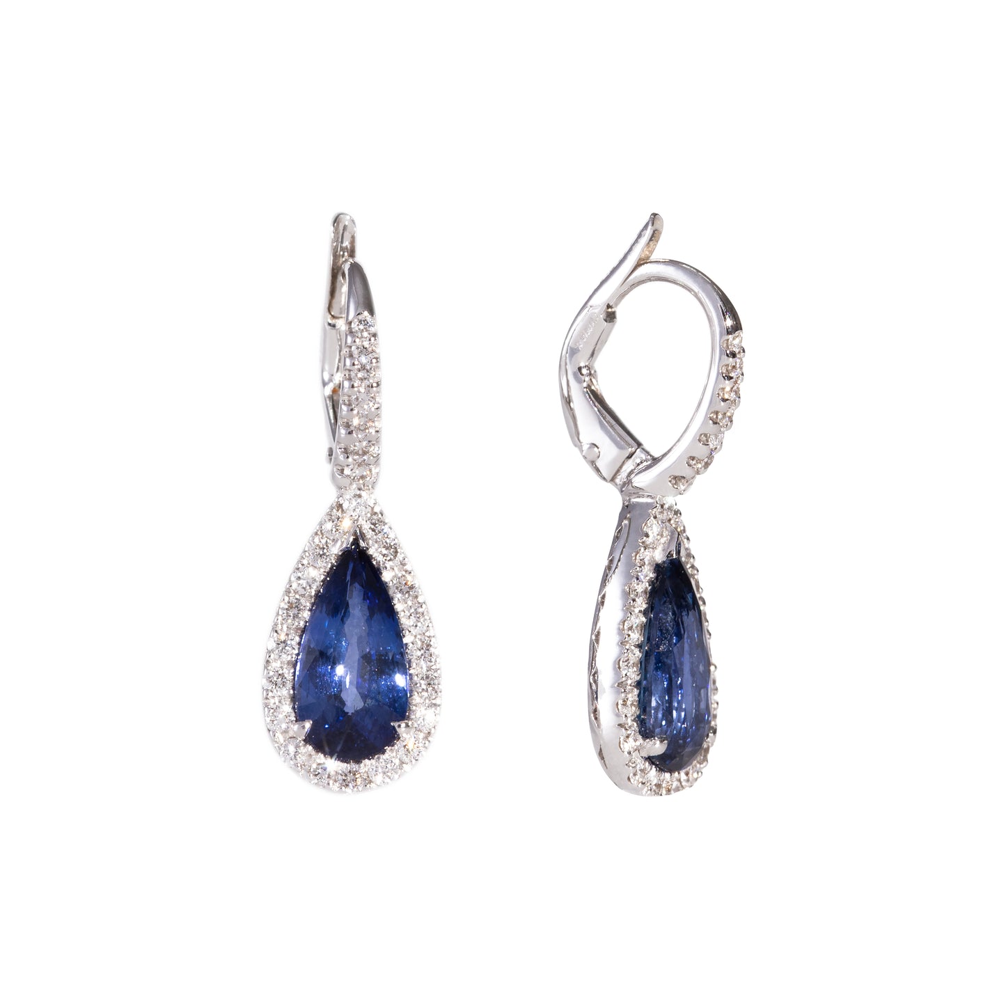 CRIVELLI MONACHINA EARRINGS WITH SAPPHIRE DROPS