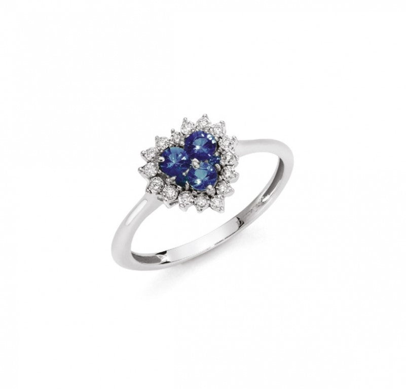 DONNAORO RING WITH SAPPHIRES