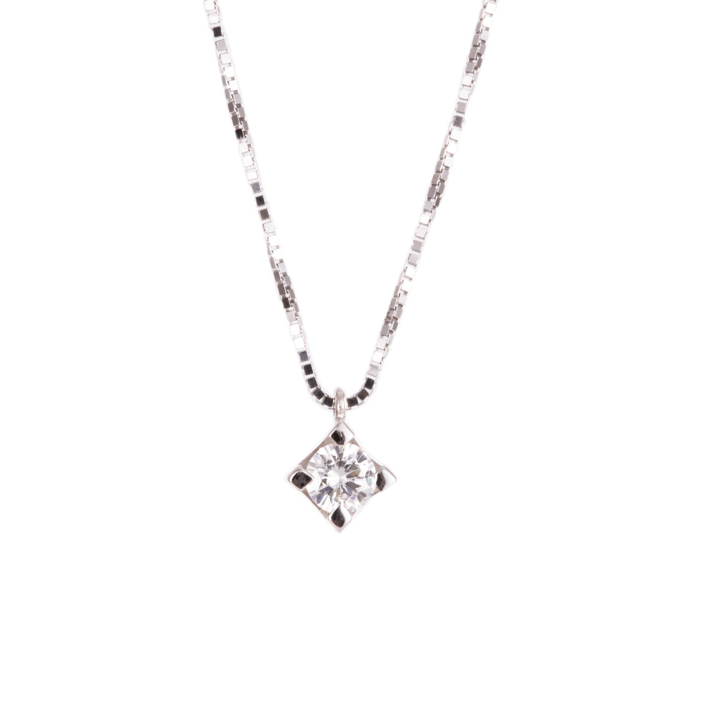 RECARLO NECKLACE IN WHITE GOLD AND NATURAL DIAMOND